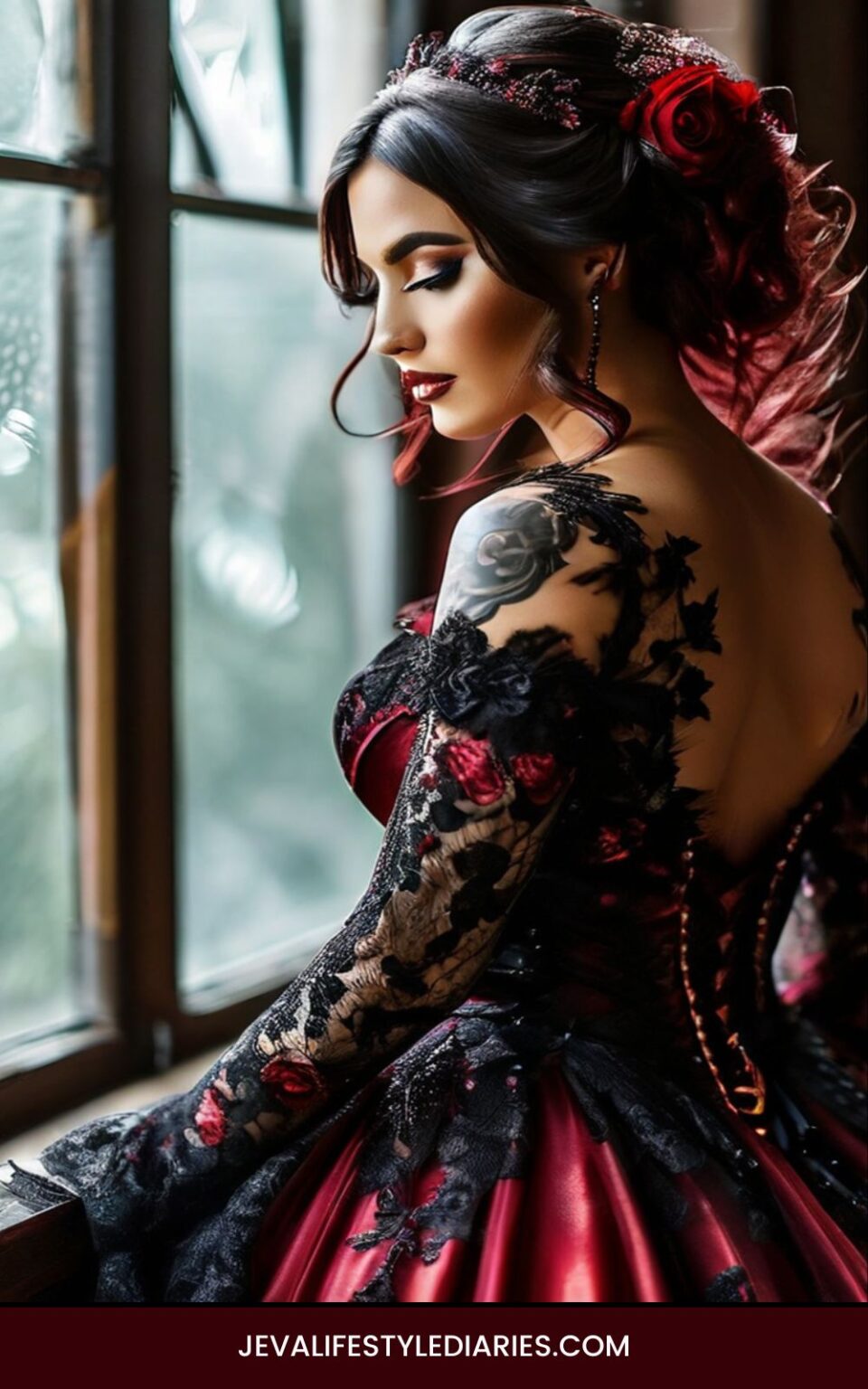 Black Wedding Dress for Modern Brides Who Want a Non-Traditional Look