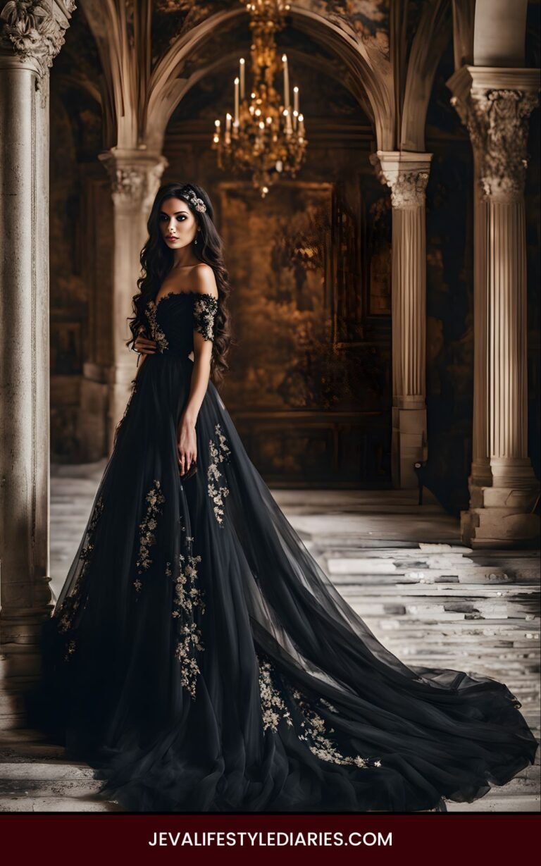 Black Wedding Dress for Modern Brides Who Want a Non-Traditional Look